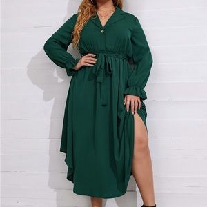 SHEIN Green Maxi Dress